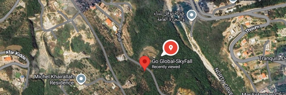 Skyfall location map